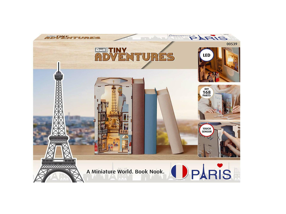 Revell Tiny Adventures Paris – Book Nook med 168 dele – produktbillede 6