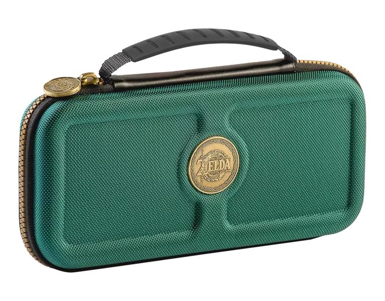 Nintendo Switch Game Traveler Deluxe Travel Case - Green Zelda Tears of the Kingdom Nacon