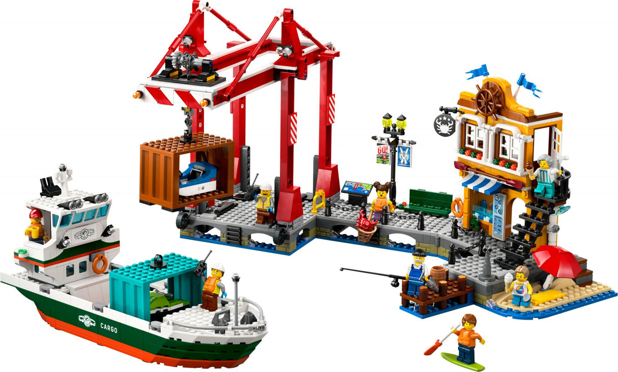 LEGO 60422 City Harbor with Cargo Ship LEGO