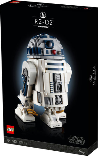 LEGO 75308 Star Wars R2-D2 Buildable Lightsaber Figure Construction Toy (Adult Set) Lego