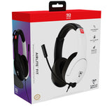 Turtle Beach Airlite Fit – Nintendo Switch 2 – Sort/hvid – emballage skråt forfra