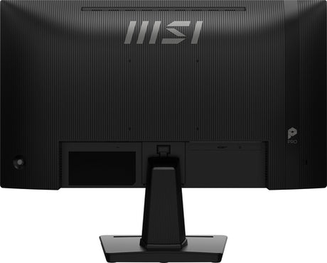 MSI PRO MP225 E12VL – 21,45″ skærm, 1920 × 1080, 120 Hz – bagside