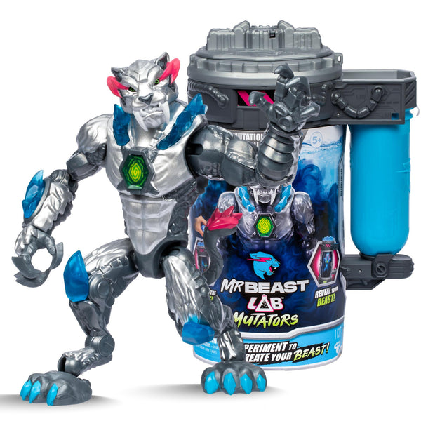 MR. BEAST LAB - Mutator Actionfiguren - Metallischer Panther