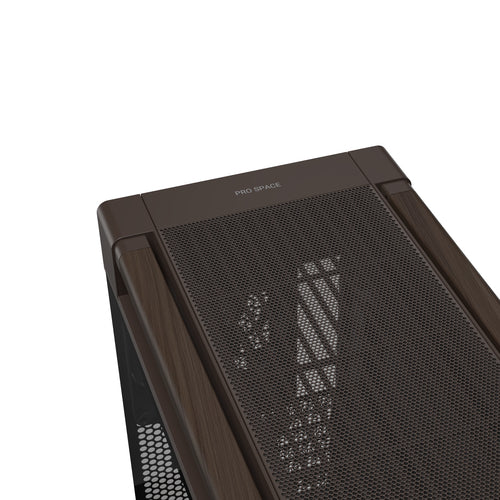 ASUS ProArt PA602 Wood Edition Retro Brown - Tempered Glass Panel – nærbillede af produktets detaljer (vinkel 4)