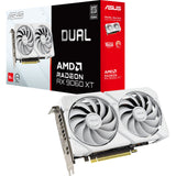 ASUS Radeon RX 9060 XT DUAL WHITE Edition 16GB – Hvid
