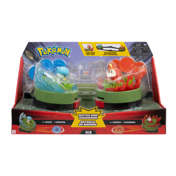 Pokémon Battle Disc Showdown – Quaxly vs. Fuecoco