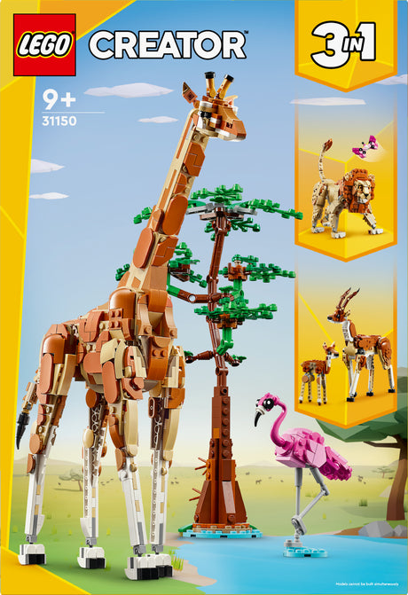 LEGO 31150 Creator 3-in-1 Animal Safari Construction Toy LEGO