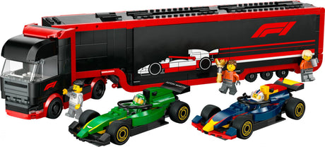 LEGO 60445 City F1 Transporter with RB20 & AMR24 F1 Racing Cars LEGO