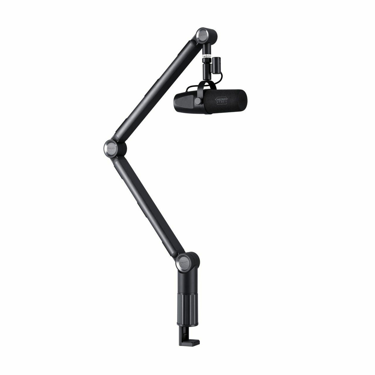 Cherry Xtrfy NGALE Boom Arm, mikrofon stand, Sort