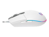 Logitech Gaming Mouse G102 LIGHTSYNC optisches Kabel weiß 