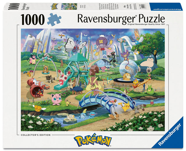 Ravensburger Pokémon Breakout 1 puslespil med 1.000 brikker – Eevee i parken
