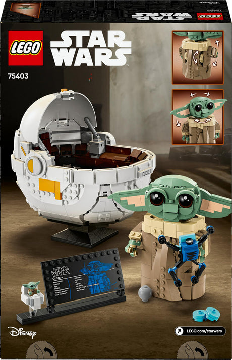 LEGO 75403 Star Wars Grogu in his repulsor cradle LEGO