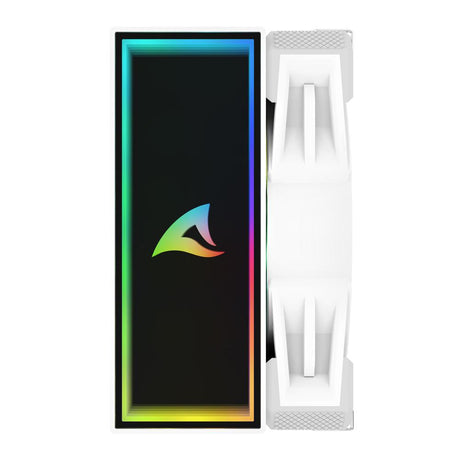 Sharkoon A40 RGB CPU-køler – hvid, 120 mm, 4 heatpipes – billede 10