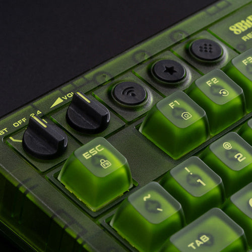 8BitDo Retro 87 Xbox Edition – tastatur, ISO UK – Kontakter og drejeknapper