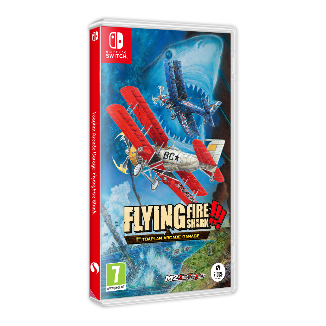 Toaplan Arcade Garage: Flying Fire Shark – Nintendo Switch – spilomslag