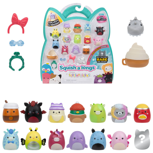Squish-a-longs Serie 7 – 14 minifigurer 2,5 cm