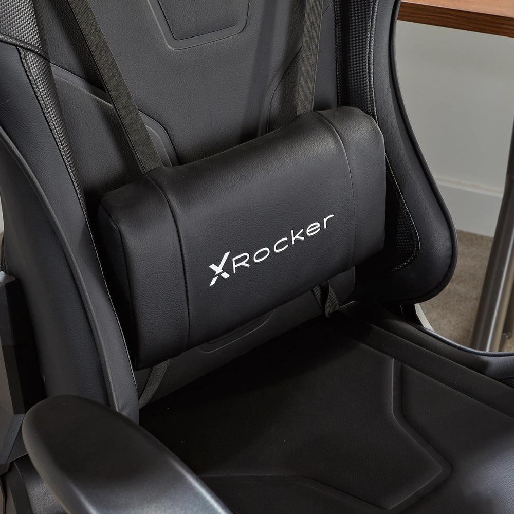 XROCKER AGILITY SPORT ESPORT PC OFFICE GAMING CHAIR - CARBON BLACK XROCKER