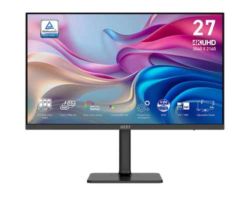 MSI Modern MD272UPHGDE – 27″ skærm, 3840 × 2160, 60 Hz