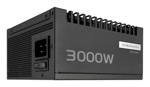 ASUS Pro WS 3000P – strømindgang og sidepanel