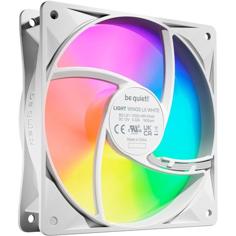 be quiet! Light Wings LX 120mm PWM White Triple Pack, case fan (white, pack of 3) Be quiet