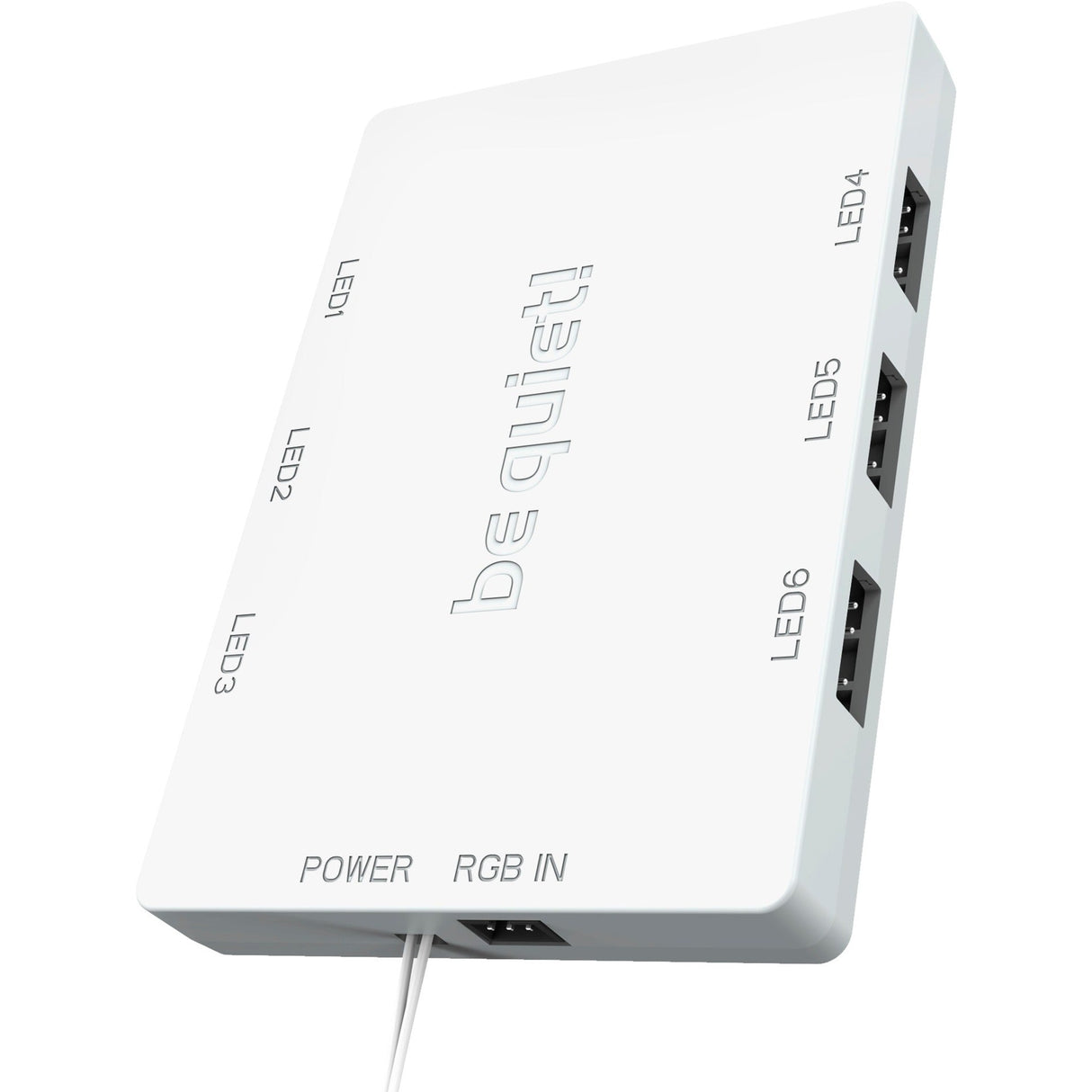 be quiet! Light Wings White 140mm PWM high-speed triple pack, case fan (white, pack of 3, incl. ARGB hub) Be quiet