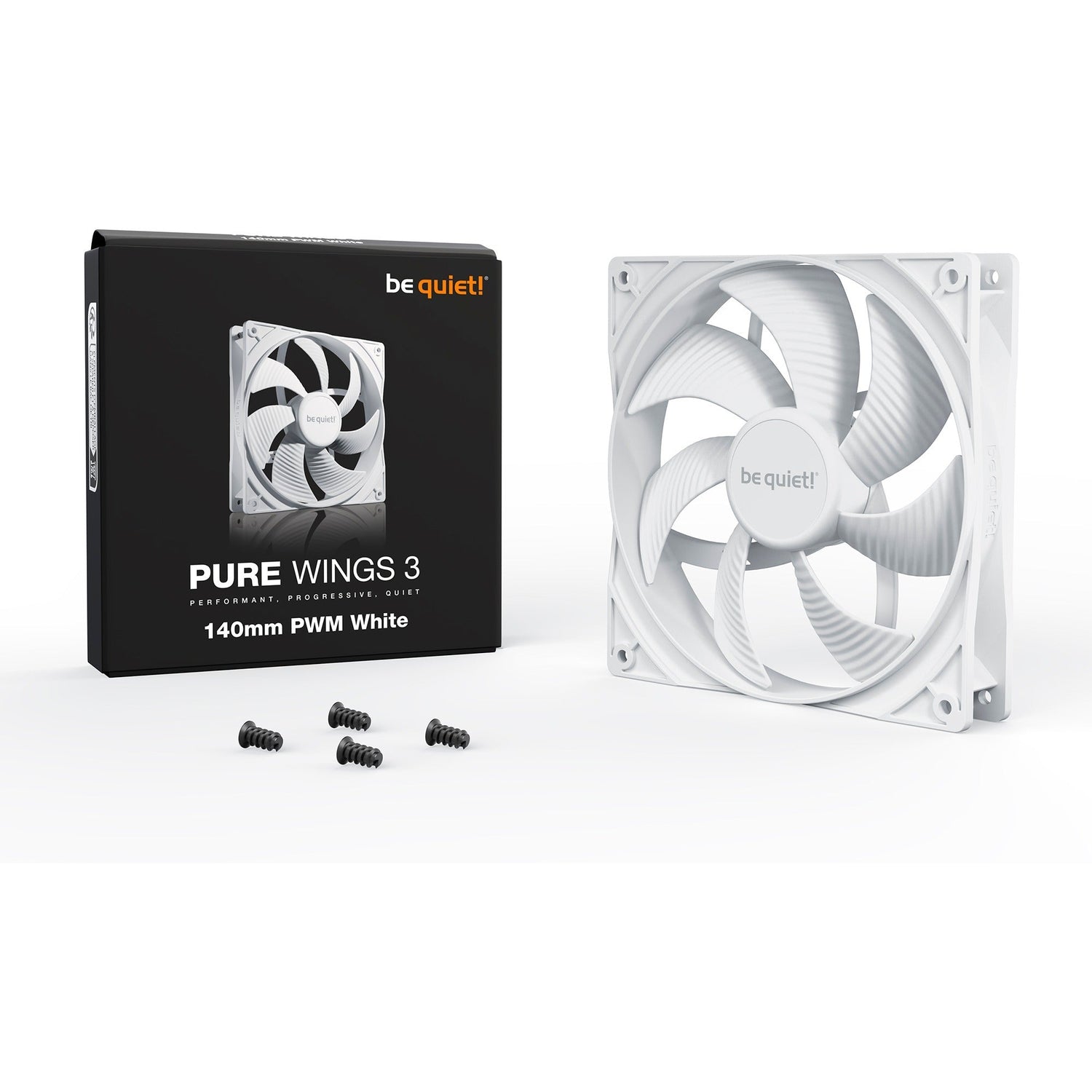 be quiet! Pure Wings 3 140mm PWM, case fan (white) Be quiet
