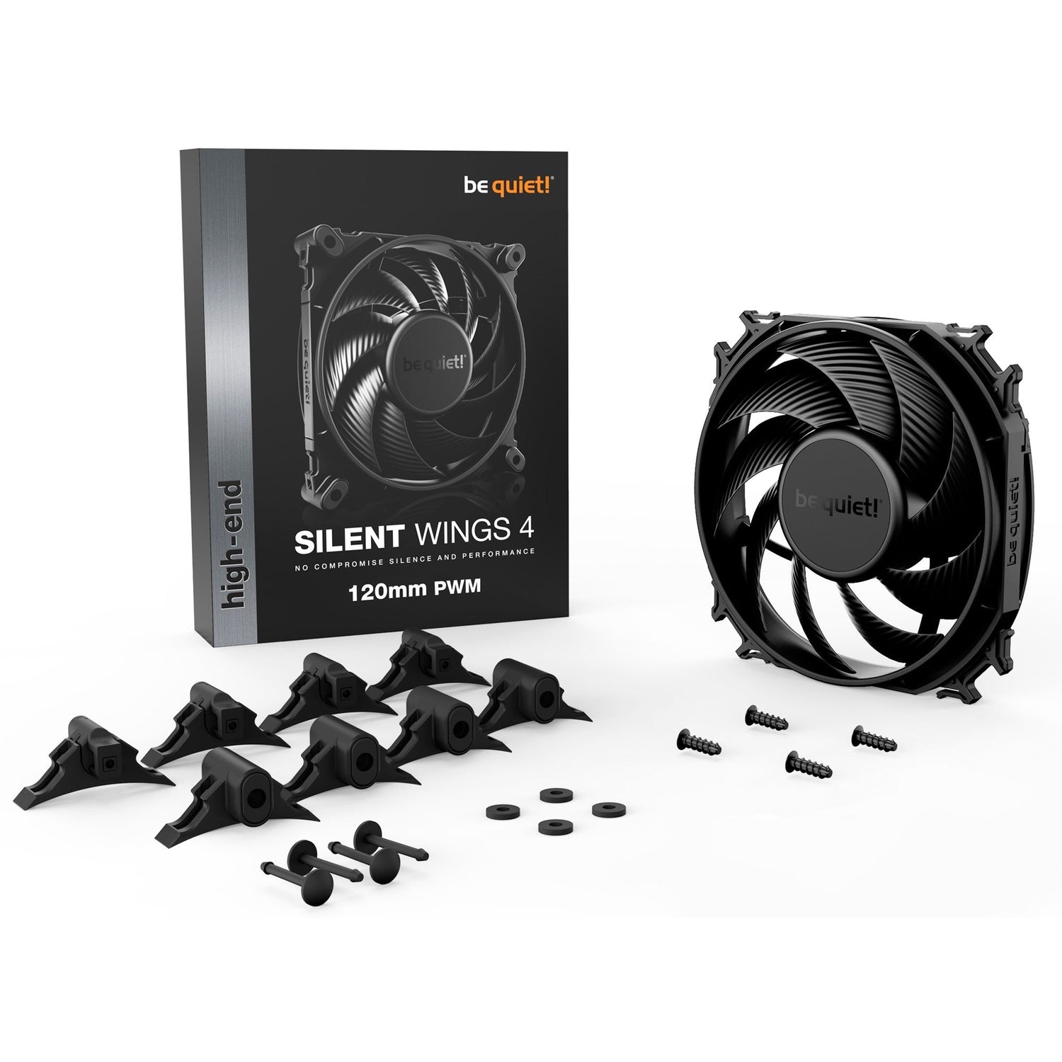 Be quiet! Silent Wings 4 PWM 120x120x25, case fan (black) Be quiet