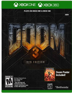 DOOM 3: BFG Edition – import – Xbox 360 / Xbox One – spilomslag