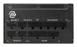 MSI MAG A1250GL – strømforsyning – Sort
