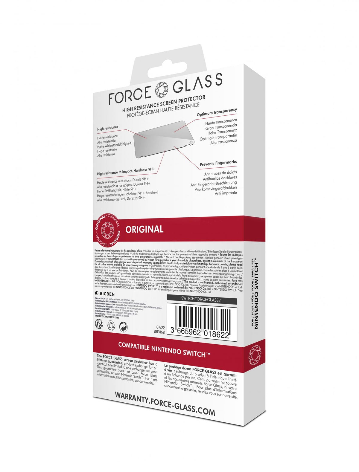 BigBen Force Glass Protection Kit (Switch) Bigben