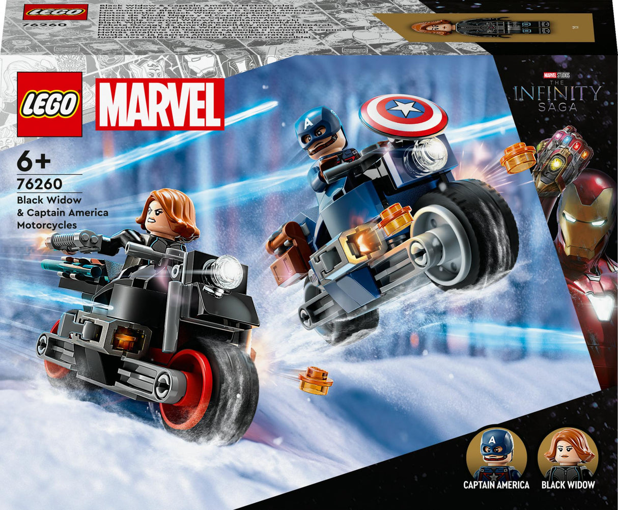 LEGO Super Heroes - Black Widow & Captain America Motorcycles (76260) LEGO