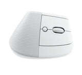Logitech - Lift for Mac Vertical Ergonomic Mouse - OFF-WHITE Logitech