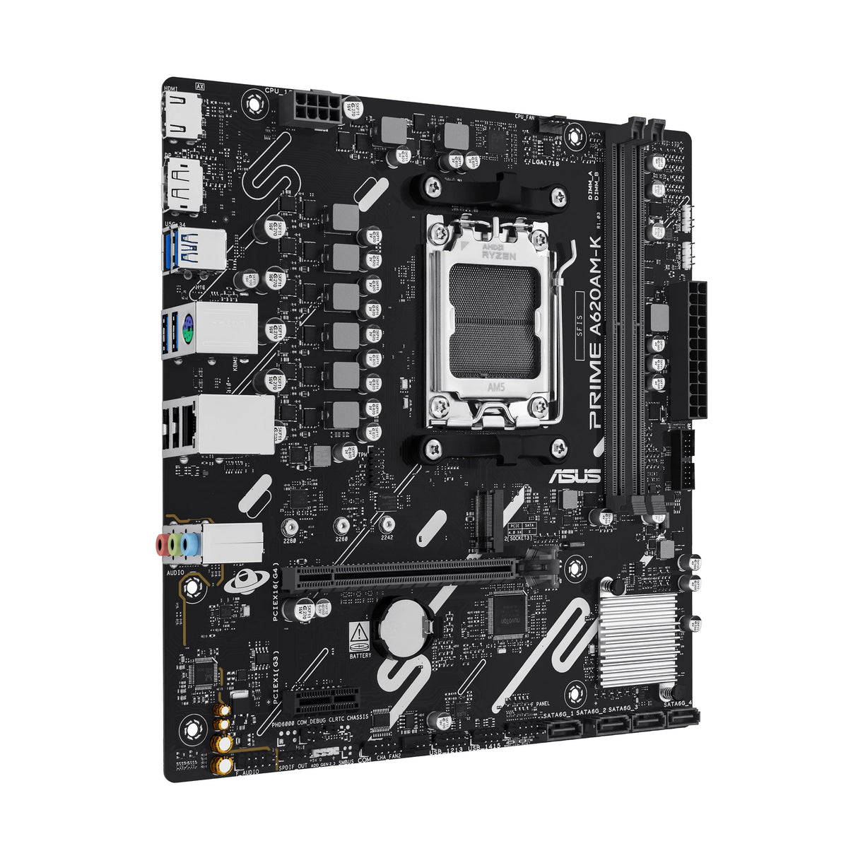 ASUS PRIME A620AM-K AMD A620A Sokkel AM5 micro ATX ASUS