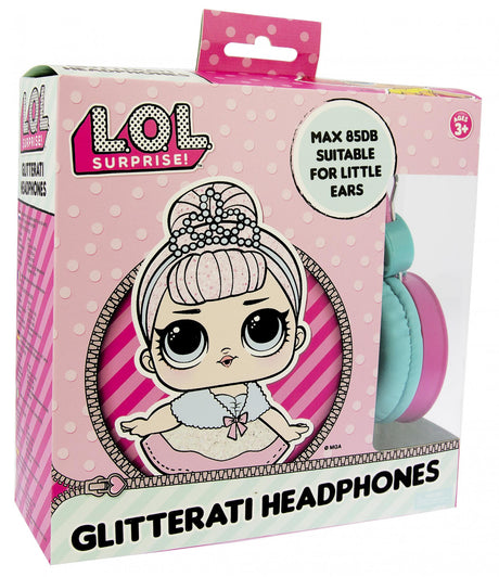 L.O.L. Surprise! Glitterati Pink Kids Core Headphones OTL