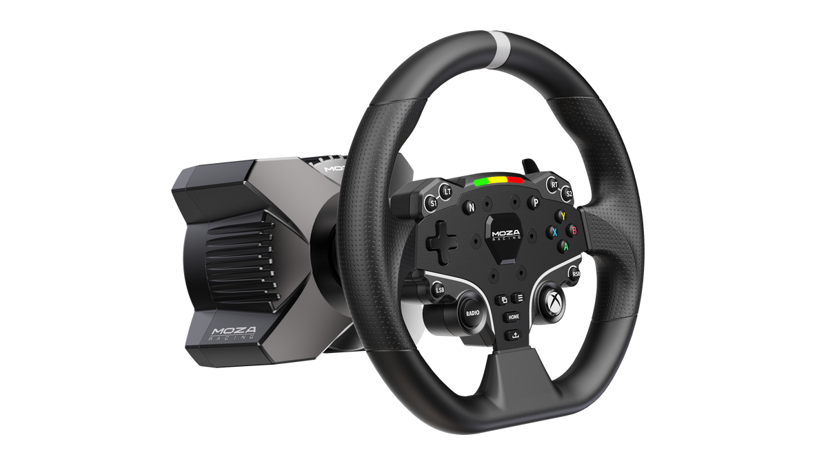 Moza R3 Racing Simulator (R3 Base, ES Wheel, SR-P Lite Two Pedals, table clamp)