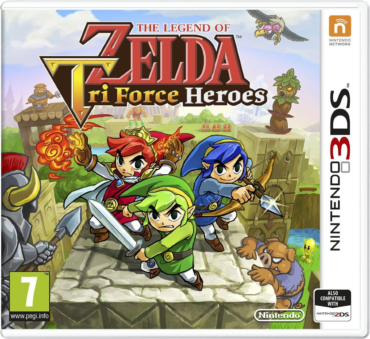 The Legend of Zelda: Tri Force Heroes – emballage