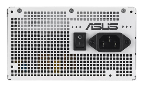 ASUS PRIME-750B-WHITE – strømindgang og tænd/sluk-kontakt