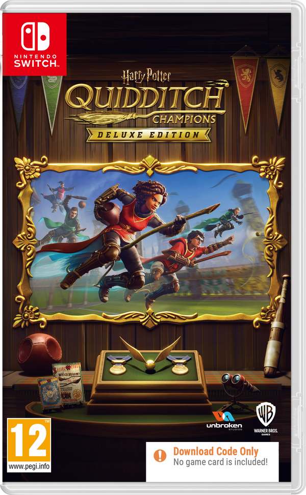 Harry Potter: Quidditch Champions (Deluxe Edition) (Code in Box) – Nintendo Switch
