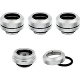 CORSAIR Hydro X Series XF Hardline 14mm Kølevæske system tilpasning 4-pack Sølv