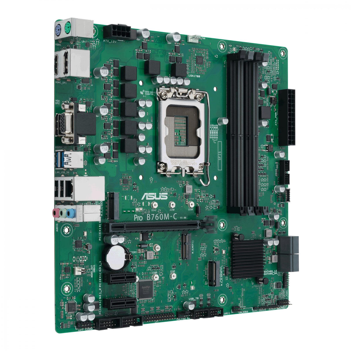 ASUS PRO B760M-C-CSM (mATX, B760, LGA1700, DDR5) ASUS