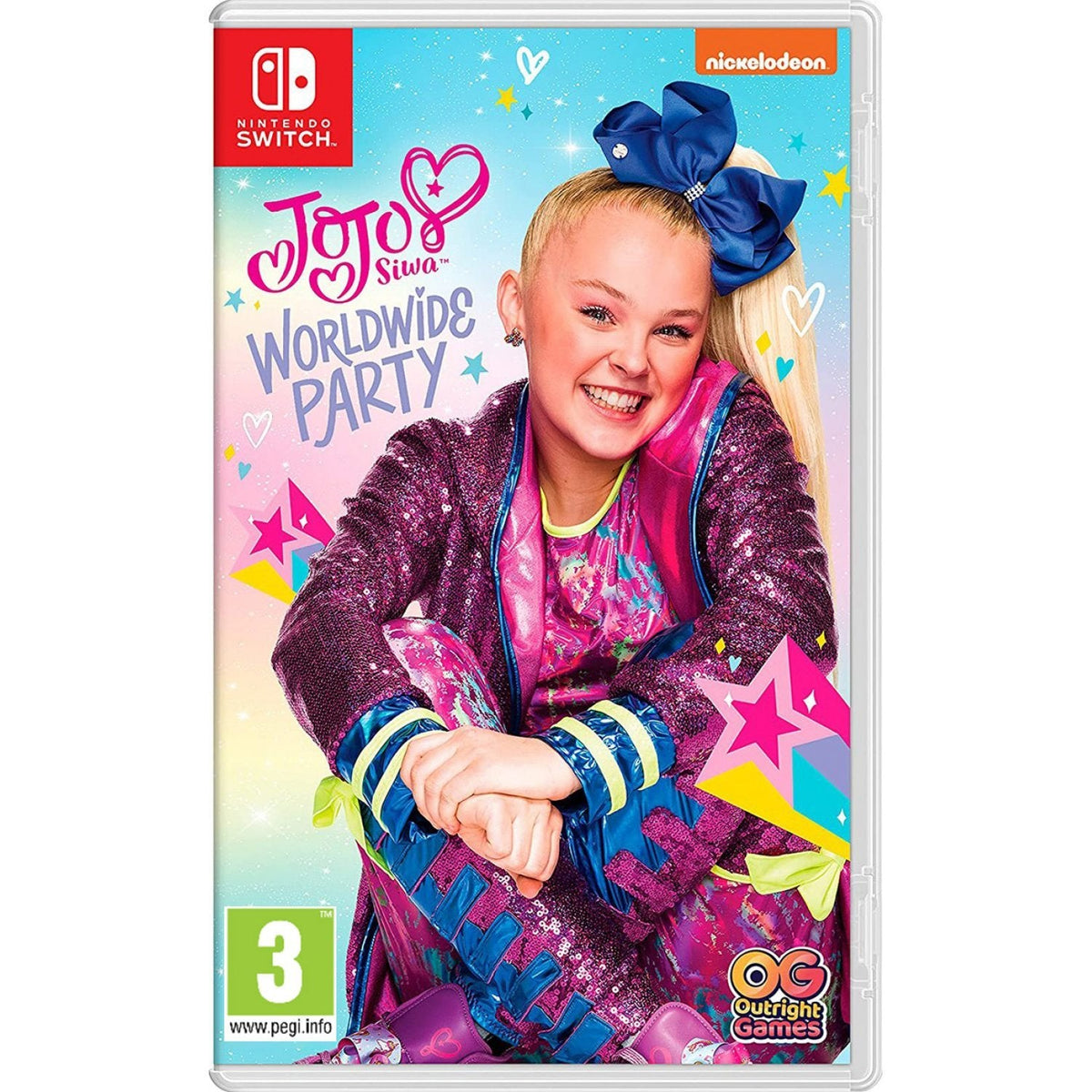 JoJo Siwa: Worldwide Party – Nintendo Switch-emballage
