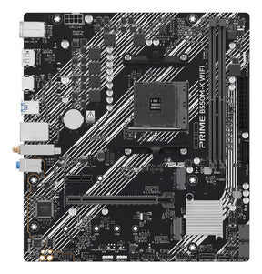 ASUS PRIME B550M-K WIFI – bundkort set ovenfra