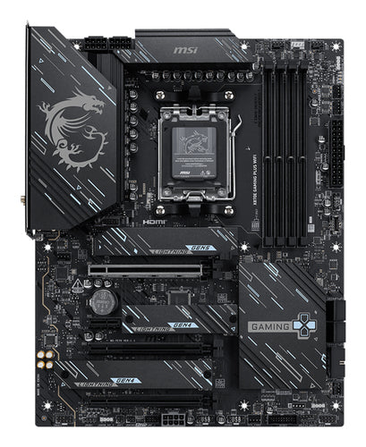 MSI X870E GAMING PLUS WIFI bundkort - AM5, ATX