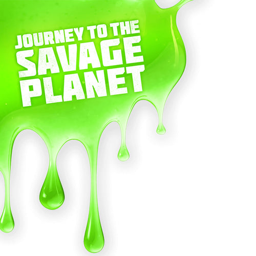 Journey to the Savage Planet (Import) – PlayStation 4 – spillets illustration og logo