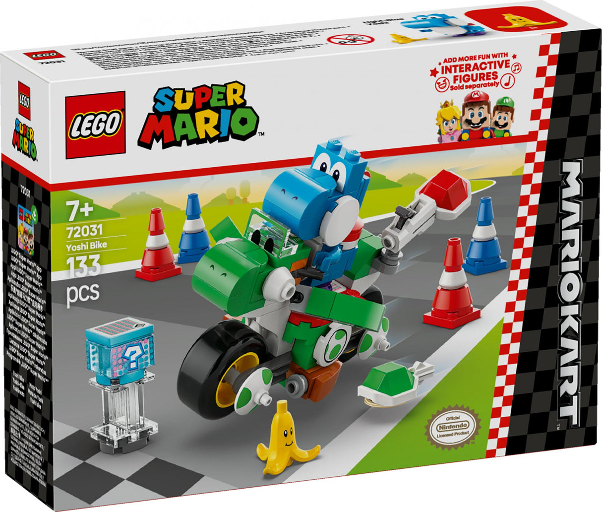 LEGO 72031 Super Mario - Mario Kart: Yoshi Bike, construction toy LEGO