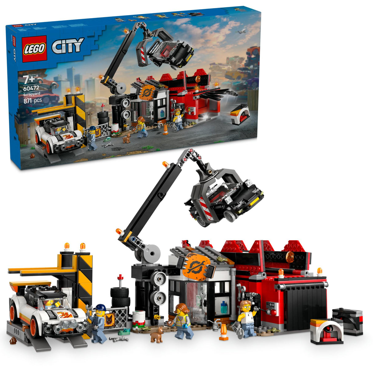LEGO 60472 City Junkyard with Cars LEGO