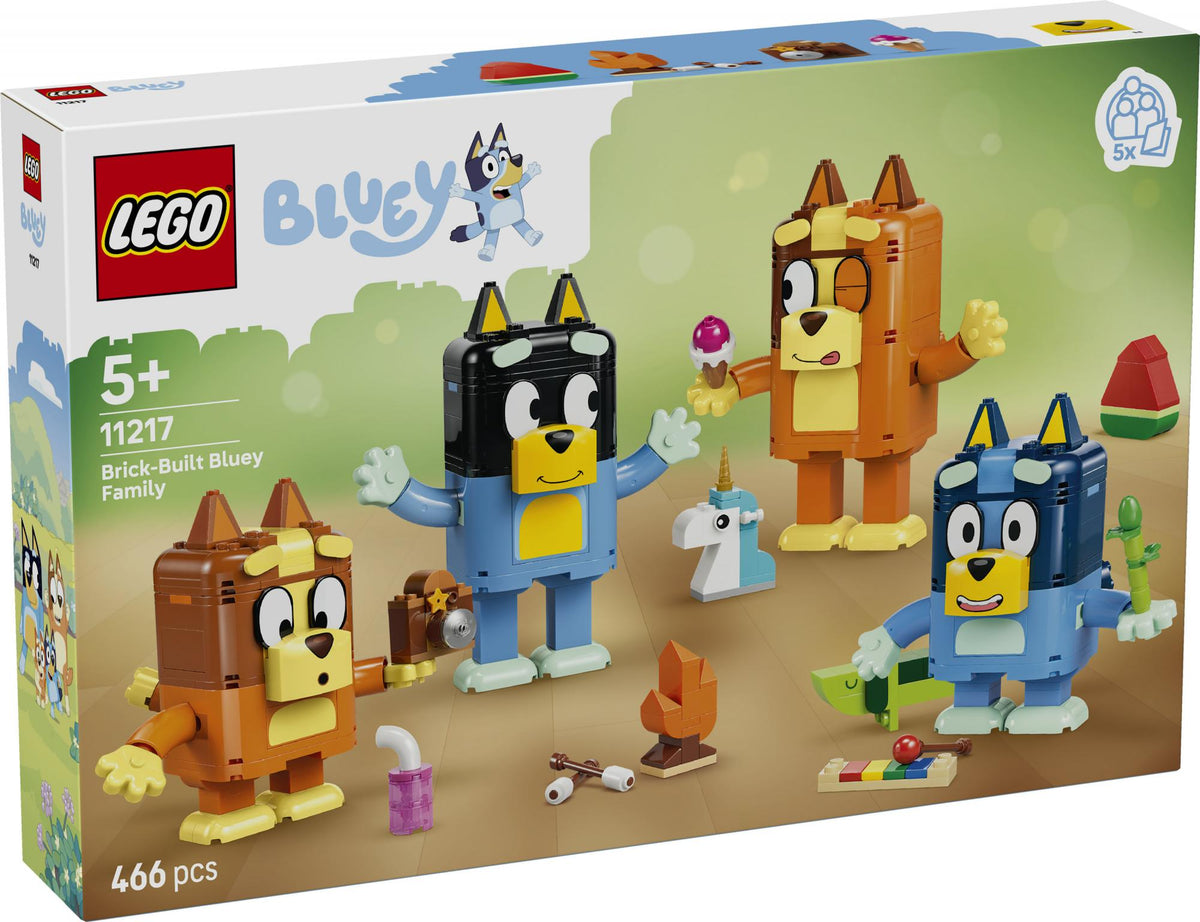 LEGO - Bluey - Brick-Built Bluey Family (11217) LEGO