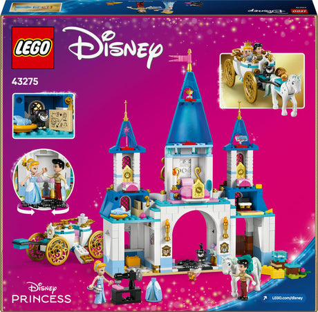 LEGO 43275 Disney Princess Cinderella's Castle and Horse-Drawn Carriage LEGO