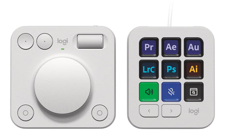 Logitech - MX Creative Console - Pale Grey Logitech