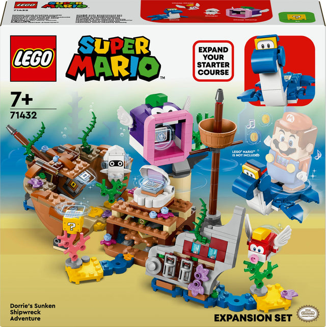 LEGO Super Mario - Dorrie's Sunken Shipwreck Adventure Expansion Set (71432) LEGO